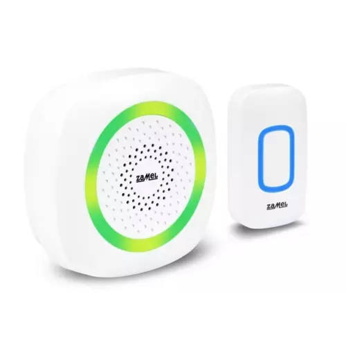 Dzwonek bezprzewodowy bateryjny DANCE II biały ST-420W zasięg | SUN10000496 1