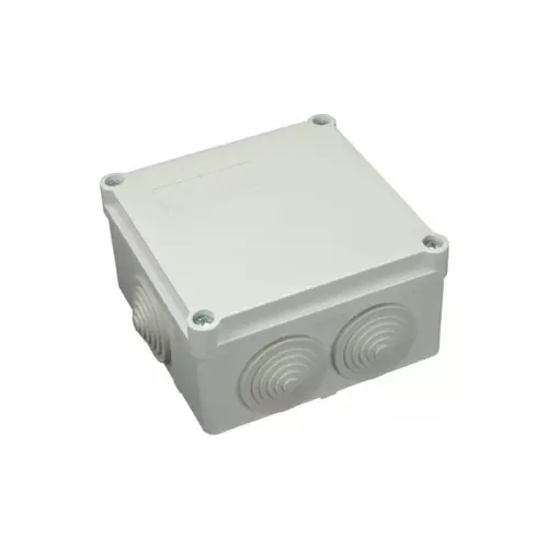 Puszka n/t hermetyczna 100x100x50 6 dławików IP55 szara | S-BOX 106 1