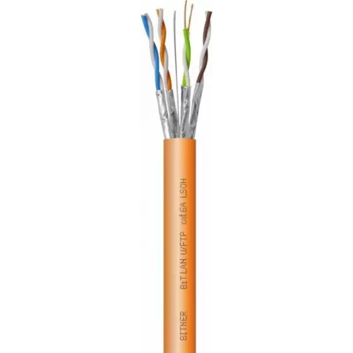 Przewód teleinformatyczny BiTLAN U/FTP 4x2x23 AWG cat. 6A 500MHz | TI0079 1