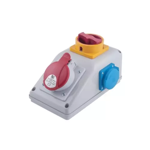 Rozdzielnica stacjonarna R-BOX KOMPAKT 1x32A/5P 2x250V wył. | B.325/2/LP 1