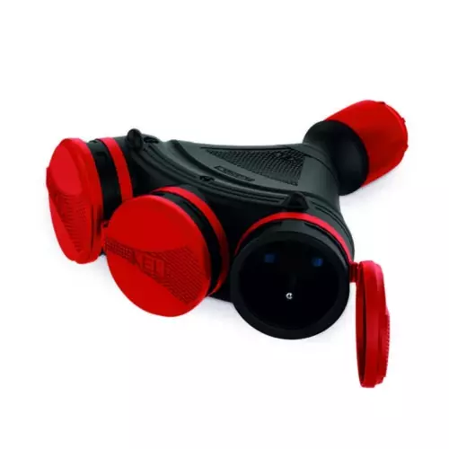 Rozgałęźnik do przedłużacza 3-gniazda z/u 16A 250V IP54 GN-X3/54 | W-01156 1
