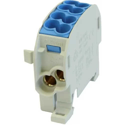 Blok rozdzielczy odgałęźny Al/Cu SCB 25 SIMBLOCK niebieski | 81501003 1