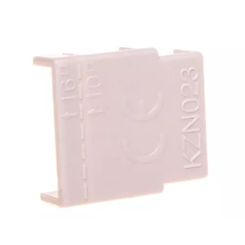 Osłony końcowe do szyn grzebieniowych kołkowych i widełkowych 3P | KZN023 1