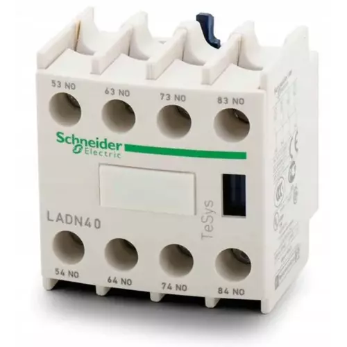BLOK ZESTYKÓW BEZZWŁOCZNYCH 4NO LC1 Schneider LADN40 1