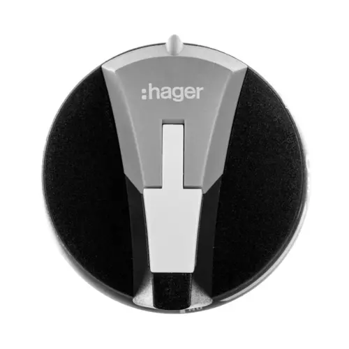 NapÍd drzwiowy czarny do rozmiar 1 i 2 | HAGER POLO | HZC010 1
