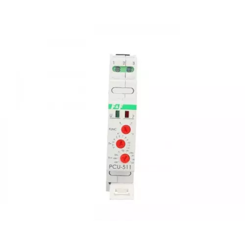 Przekaźnik czasowy 1P 8A 0,1sek-576h wielofunkcyjny | F&F | PC | PCU-511 1