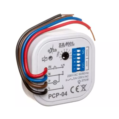 Przekaźnik czasowy 4‑przewodow 1250VA opóźnione wyłączenie | EXT10000088 1