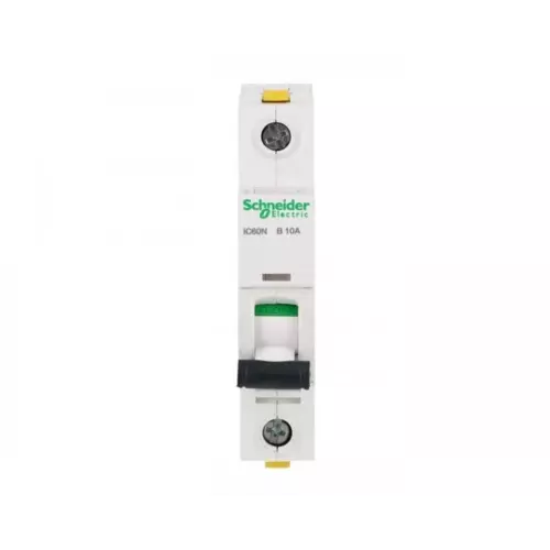 Wyłącznik nadprądowy 1P B 10A 6kA AC iC60N-B10 | Schneider | A9F03110 1