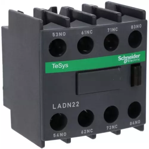 Styk pomocniczy 2Z 2R montaż czołowy | Schneider | TeSys Deca | LADN22 1