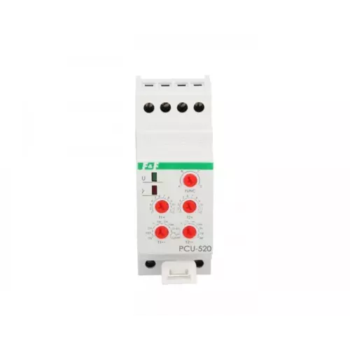 Przekaźnik czasowy 2P 8A 0,1sek-576h 12-/DC wielofunkcyjny | PCU-520UNI 1