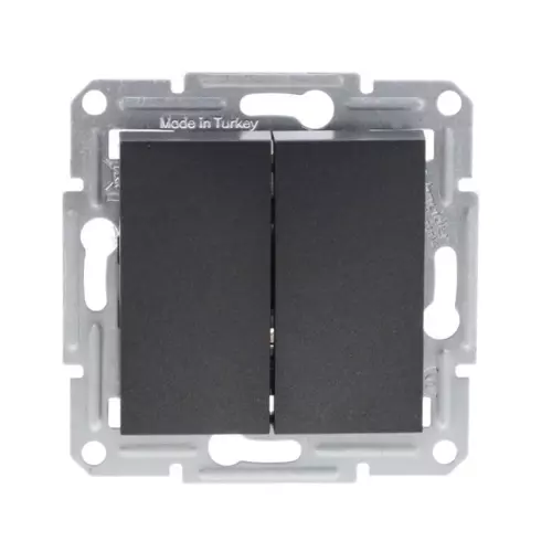 Łącznik świecznikowy bez ramki antracyt | Schneider | Asfora | EPH0300371 1