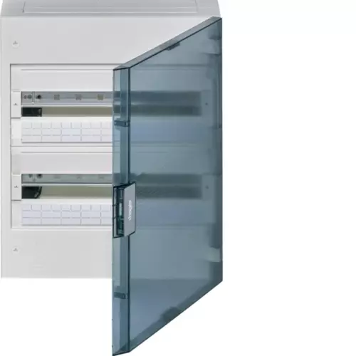 Vega Rozdzielnica natynkowa 2x18M IP40, drzwi transparentne | VB218TB 1