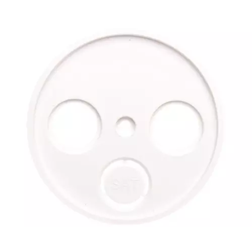 Element centralny do gniazda antenowego 2- 3-wyjściowego biała | 12032089 1