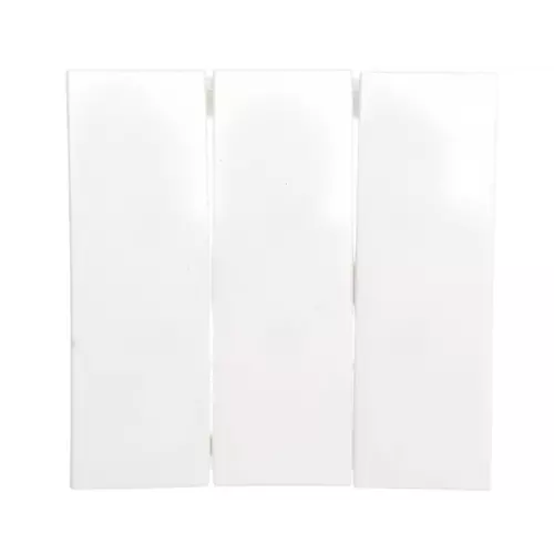 Klawisz potrójny biały połysk | HAGER POLO | Berker B.Kwadrat | 5316658999 1