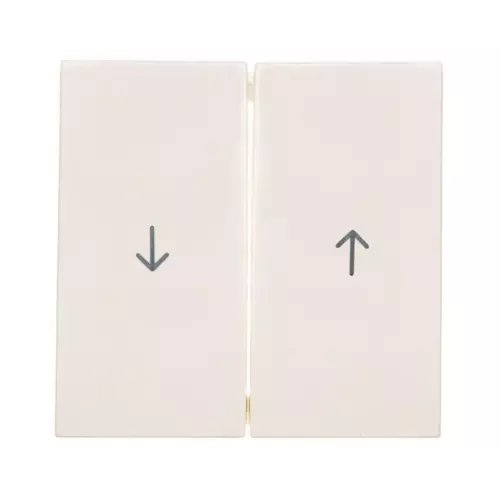 Klawisz podwójny symbol /strzałka/ kremowy | HAGER POLO | 5316258992 1