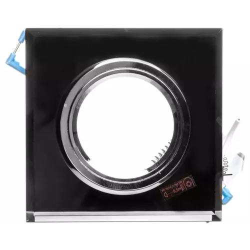 Oprawa punktowa 1xLED Gx5,3 12V IP20 CT-DSL50-B szkło czarna | 18510 1