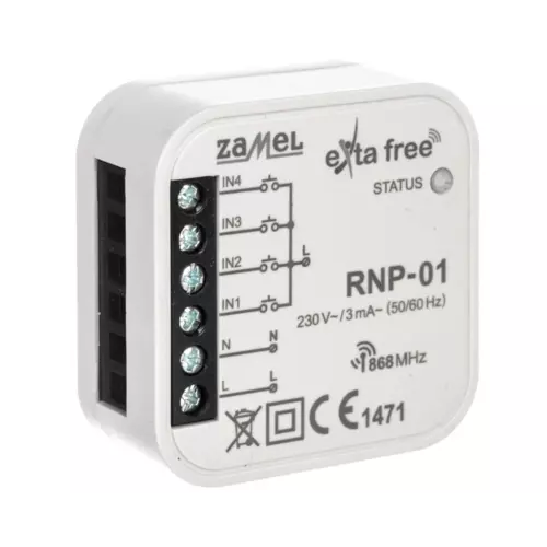 Nadajnik radiowy dopuszkowy RNP-01 | ZAMEL | EXTA FREE | EXF10000034 1