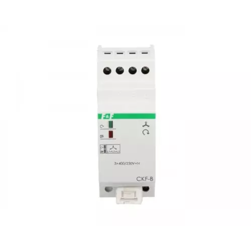 Przekaźnik kolejności zaniku i asymetrii faz 10A 1Z 4sek 55V | F&F | CKF-B 1
