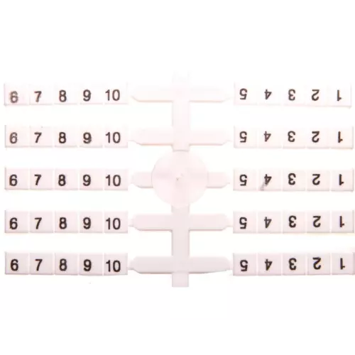 Oznacznik elastyczny do złączek szynowych EO3 /1-10/ | 003901752 1