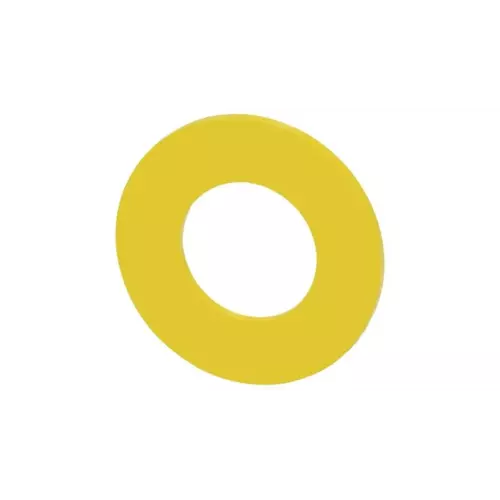 Etykieta podkładkowa żółta 45mm do otworu 22mm grubość | 3SU1900-0BA31-0AA0 1