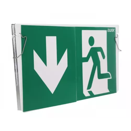 Plexa M + sprzężyny mocujące +piktogram | EXIT | ETE/PLX/PU31/41 1