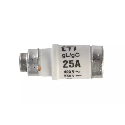 Wkładka bezpiecznikowa D02 25A gG / E18 | ETI-POLAM | 002212002 400V AC 1