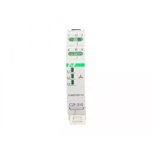Przekaźnik zaniku i asymetrii faz 10A 1P 4sek 55V | F&F | CZF | CZF-310 1
