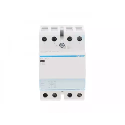 Stycznik modułowy 63A 4Z 0R | HAGER POLO | Styczniki ESC | ESC463 230V AC 1